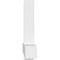 Ekena Millwork Eugene Architectural Grade PVC Gable Bracket, 108"W x 31 1/2"H x 6"D x 6"F, 7/12 Pitch GBP108X32X0606EUG00 - alternate 5
